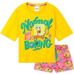Reduzierte Rosa Spongebob SpongeBob Schwammkopf Kurze Kinderschlafanzüge für Mädchen 