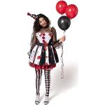 Reduzierte Schwarze Clown-Kostüme & Harlekin-Kostüme für Damen Größe M 