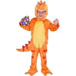Spooktacular Creations Halloween Kind Orange Dinosaurier T-Rex Realistische Kostüm, Deluxe Dinosaurier Dress Up für Kinder Kleinkind Halloween Süßes oder Saures, Karneval