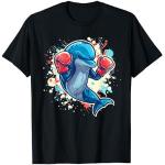 Sport Delfin mit Boxhandschuhen Kostüm für Mann und Frau T-Shirt