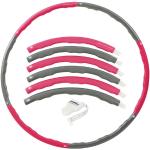 Sport-Tec Hula Hoop Reifen, ø 100 cm, 1,5 kg, inkl. Maßband Power Fitnessreifen Hulahoop zur Gewichtsreduktion, Pink