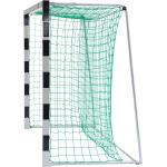 Sport-Thieme Handballtor frei stehend mit patentierter Eckverbindung, 3x2 m, Schwarz-Silber, Mit fest stehenden Netzbügeln
