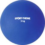 Sport-Thieme Trainings-Stoßkugel ""Kunststoff"", 3 kg, Blau, ø 121 mm