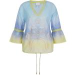 Reduzierte Lila Sportalm Kitzbühel Tunika-Blusen aus Baumwolle für Damen Größe L 