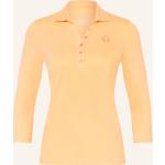 Orange 3/4-ärmelige Sportalm Kitzbühel Damenpoloshirts & Damenpolohemden aus Baumwolle Größe M 