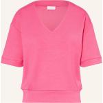 Pinke Kurzärmelige Sportalm Kitzbühel V-Ausschnitt Damensweatshirts Größe S 