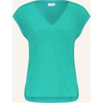 Grüne Sportalm Kitzbühel V-Ausschnitt T-Shirts aus Jersey für Damen Größe M 