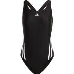 Schwarze adidas Sportswear Damenschwimmanzüge & Damensportbadeanzüge aus Polyamid ohne Bügel Größe S 