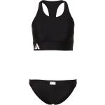 Schwarze adidas Performance Damenschwimmanzüge & Damensportbadeanzüge aus Polyamid ohne Bügel mit Racerback Größe M 