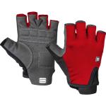 Rote Sportful Fingerlose Kinderhandschuhe & Halbfinger-Handschuhe für Kinder aus Polyamid für den für den Sommer 