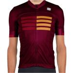 Sportful Wire Jersey red wine red rumba gold M