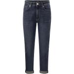 Reduzierte Blaue SPORTMAX Slim Fit Jeans mit Knopf aus Baumwolle für Damen 