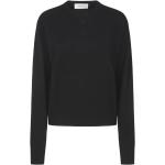 Reduzierte Schwarze SPORTMAX V-Ausschnitt Kaschmir-Pullover aus Wolle für Damen Größe S 