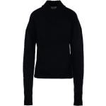 Reduzierte Schwarze SPORTMAX V-Ausschnitt Kaschmir-Pullover aus Wolle für Damen Größe L 