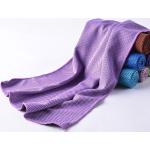 Violette Sporthandtücher aus Stoff maschinenwaschbar 