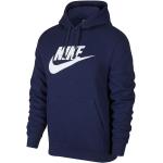 Reduzierte Blaue Streetwear Nike Graphic Herrenhoodies & Herrenkapuzenpullover aus Baumwolle mit Kapuze Größe L für den für den Herbst 