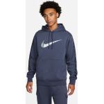 Reduzierte Blaue Nike Repeat Herrenhoodies & Herrenkapuzenpullover aus Baumwolle mit Kapuze Größe M für den für den Herbst 