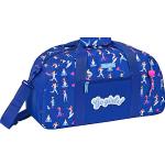 Reduzierte Blaue Mädchensporttaschen mit Reißverschluss aus Polyester mit Außentaschen 