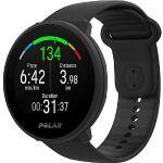 Schwarze Wasserdichte Polar Smartwatches aus Glas mit GPS mit Kalorienzähler für Kinder zum Laufsport 