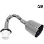 Silberne Spot-Light Pendelleuchten & Pendellampen aus Kunststoff E27 