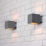 Graue Moderne Spot-Light LED Wandleuchten aus Keramik 