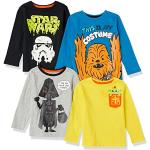 Unifarbene Langärmelige Amazon Essentials Star Wars Longsleeves für Kinder & Kinderlangarmshirts mit Halloween-Motiv für Jungen 