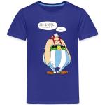 Spreadshirt Asterix & Obelix - Obelix Beleidigt Spruch Teenager Premium T-Shirt, 146/152 (10 Jahre), Königsblau