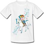 Spreadshirt Bibi Und Tina Auf Die Pferde Fertig Los Teenager T-Shirt, 152-164, Weiß