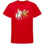 Rote SPREADSHIRT Bibi und Tina Kinder T-Shirts Größe 110 