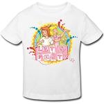 Spreadshirt Bibi Und Tina Let's Party Kinder Bio-T-Shirt, 152, Weiß