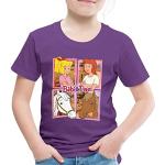 Lila SPREADSHIRT Bibi und Tina Kinder T-Shirts maschinenwaschbar Größe 110 