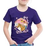 Lila SPREADSHIRT Bibi und Tina Kinder T-Shirts maschinenwaschbar Größe 98 