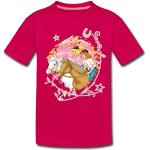 Spreadshirt Bibi Und Tina Wettreiten Im Wald Teenager Premium T-Shirt, 146-152, Dunkles Pink