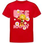 Rote SPREADSHIRT Biene Maja Kinder T-Shirts Größe 98 