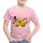 Hellrosa Motiv SPREADSHIRT Biene Maja Kinder T-Shirts maschinenwaschbar Größe 122 