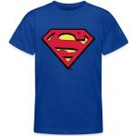 Royalblaue Motiv SPREADSHIRT Superman Kinder T-Shirts aus Baumwolle für Jungen Größe 98 