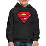 Schwarze Motiv SPREADSHIRT Superman Kinderhoodies & Kapuzenpullover für Kinder Größe 98 