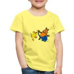 Reduzierte Gelbe SPREADSHIRT Die Sendung mit der Maus Kinder T-Shirts mit Maus-Motiv maschinenwaschbar Größe 98 
