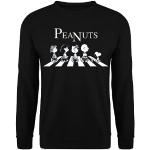 Spreadshirt Peanuts and Friends Abbey Road Unisex Pullover, XL, Schwarz