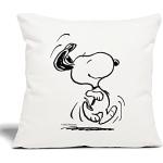 Weiße Motiv SPREADSHIRT Die Peanuts Snoopy Sofakissen & Dekokissen mit Hundemotiv 45x45 