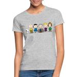 Graue Melierte SPREADSHIRT Die Peanuts Snoopy T-Shirts aus Baumwolle für Damen Größe M 