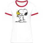Weiße Sportliche SPREADSHIRT Die Peanuts Snoopy T-Shirts für Damen Größe XL 