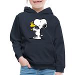 Marineblaue Motiv SPREADSHIRT Die Peanuts Snoopy Kinderhoodies & Kapuzenpullover für Kinder Größe 122 