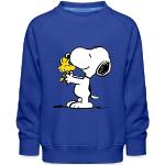 Royalblaue Motiv SPREADSHIRT Die Peanuts Snoopy Kinderweihnachtspullover mit Tiermotiv Größe 146 