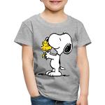 Graue Motiv SPREADSHIRT Die Peanuts Snoopy Kinder T-Shirts maschinenwaschbar Größe 122 