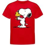 Rote SPREADSHIRT Die Peanuts Snoopy Kinder T-Shirts Größe 122 
