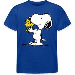 Royalblaue SPREADSHIRT Die Peanuts Snoopy Kinder T-Shirts Größe 122 