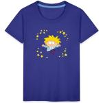 Royalblaue Sterne SPREADSHIRT Sandmännchen Kinder T-Shirts maschinenwaschbar Größe 98 
