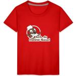 Rote Motiv SPREADSHIRT Sandmännchen Pittiplatsch Kinder T-Shirts maschinenwaschbar Größe 110 
