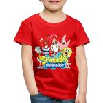 Rote Motiv SPREADSHIRT Spongebob SpongeBob Schwammkopf Kinder T-Shirts maschinenwaschbar Größe 110 